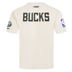 NBA MILWAUKEE BUCKS BEST OF T-SHIRT À ÉPAULES TOMBANTES POUR HOMME (COQUILLE D'ŒUF)