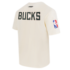 NBA MILWAUKEE BUCKS BEST OF T-SHIRT À ÉPAULES TOMBANTES POUR HOMME (COQUILLE D'ŒUF)