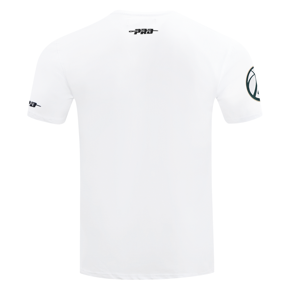 NBA MILWAUKEE BUCKS TEAM BADGE MEN'S WM SJ TEE (WHITE)
