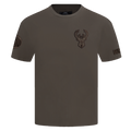 NBA MILWAUKEE BUCKS NEUTRAL T-SHIRT À ÉPAULES TOMBANTES POUR HOMME (TAUPE FONCÉ)