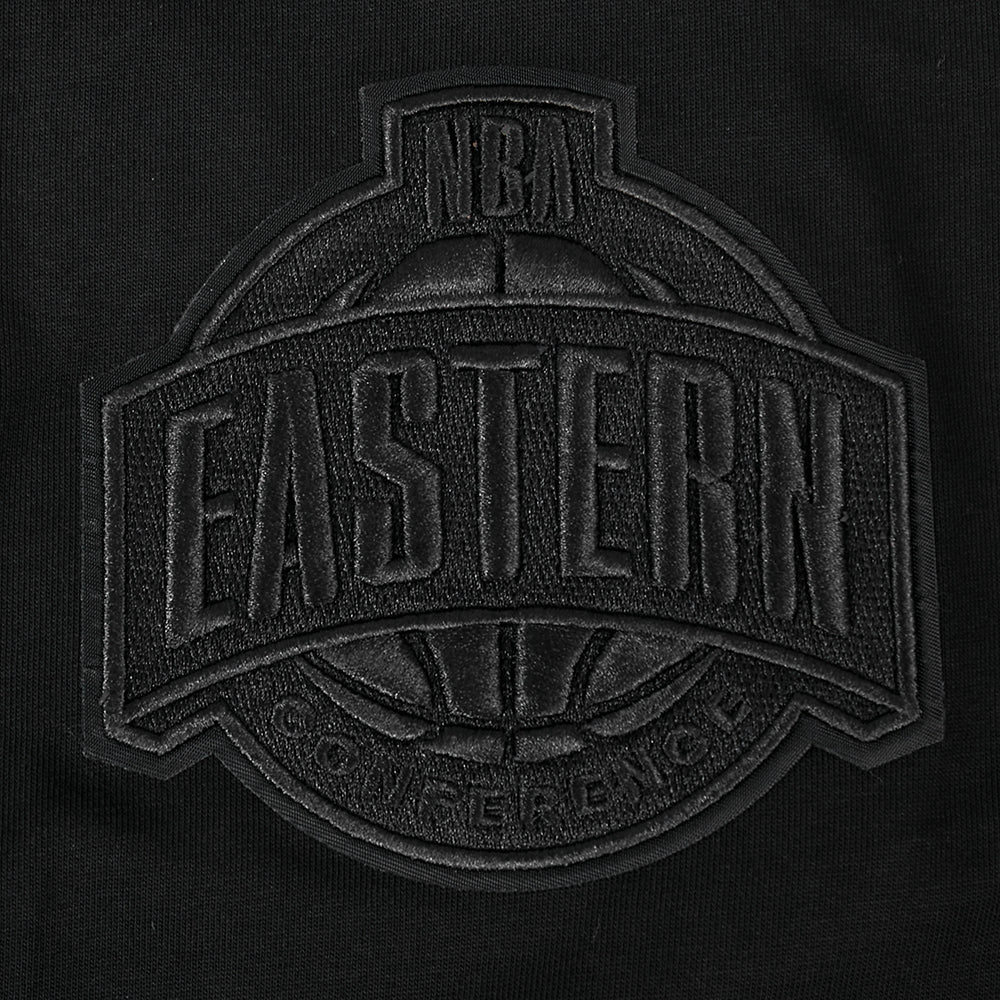 NBA MILWAUKEE BUCKS BLACKOUT T-SHIRT À MANCHES LONGUES ET À ÉPAULES TOMBANTES POUR HOMME (NOIR)