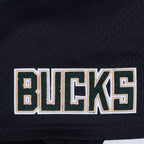 NBA MILWAUKEE BUCKS SOUVENIR MEN'S MESH SHORT (BLACK)