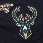 NBA MILWAUKEE BUCKS SOUVENIR MEN'S MESH SHORT (BLACK)
