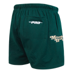 NBA MILWAUKEE BUCKS SOUVENIR SHORT EN FILET POUR HOMME (VERT FORÊT)