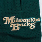 NBA MILWAUKEE BUCKS SOUVENIR SHORT EN FILET POUR HOMME (VERT FORÊT)