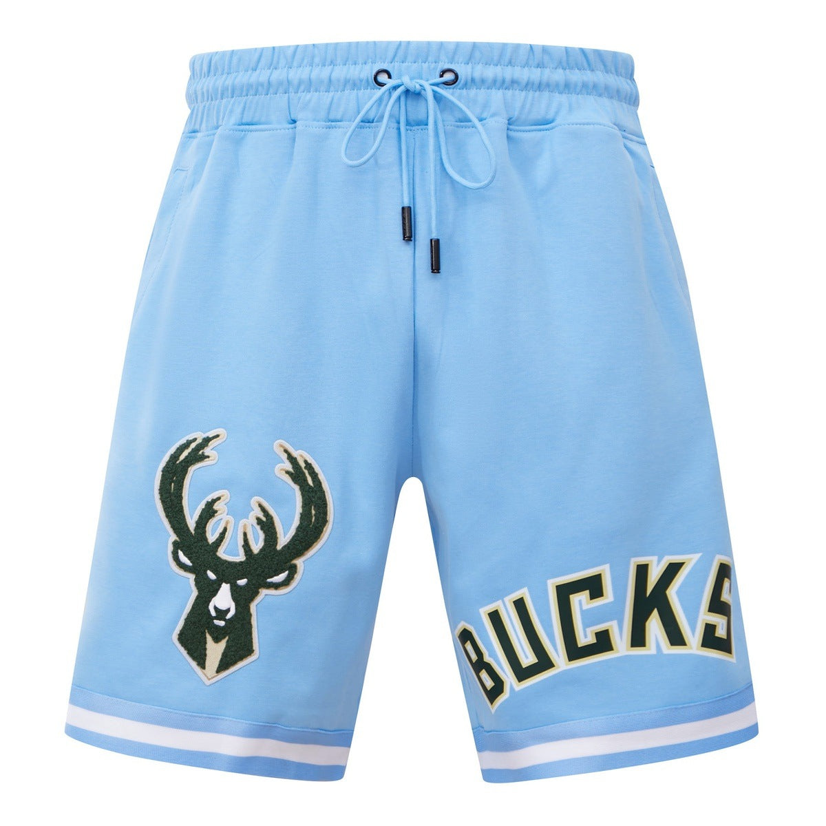 NBA MILWAUKEE BUCKS CLASSIC CHENILLE SHORT POUR HOMME (BLEU UNIVERSITÉ)