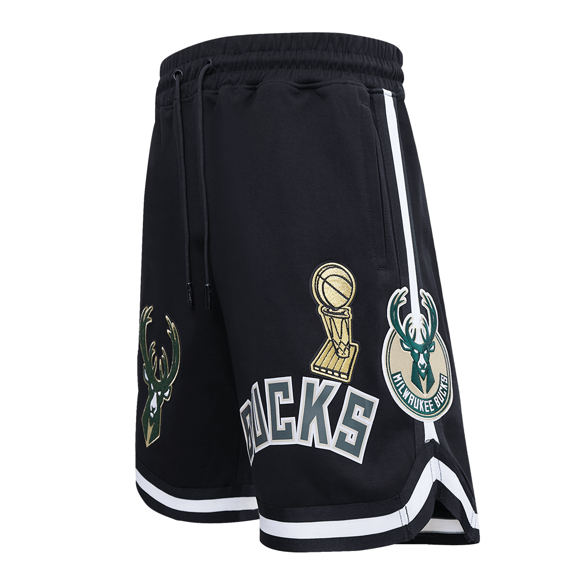 NBA MILWAUKEE BUCKS FINALS 2021 CHAMPIONSHIP PRO TEAM MEN'S SHORT (BLACK)
