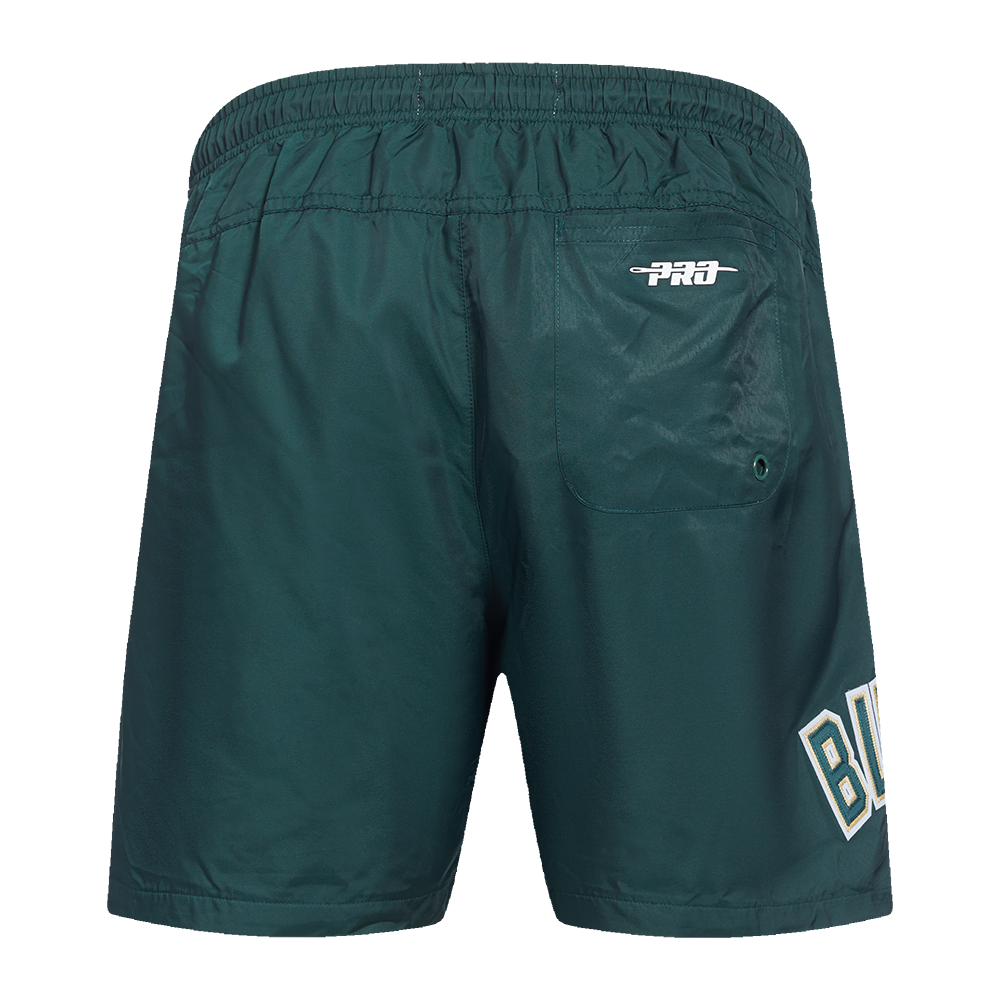 NBA MILWAUKEE BUCKS CLASSIC SHORT TISSÉ POUR HOMME (VERT FORÊT)