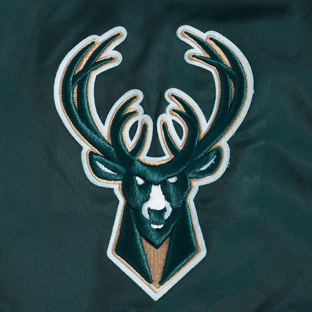 NBA MILWAUKEE BUCKS CLASSIC SHORT TISSÉ POUR HOMME (VERT FORÊT)