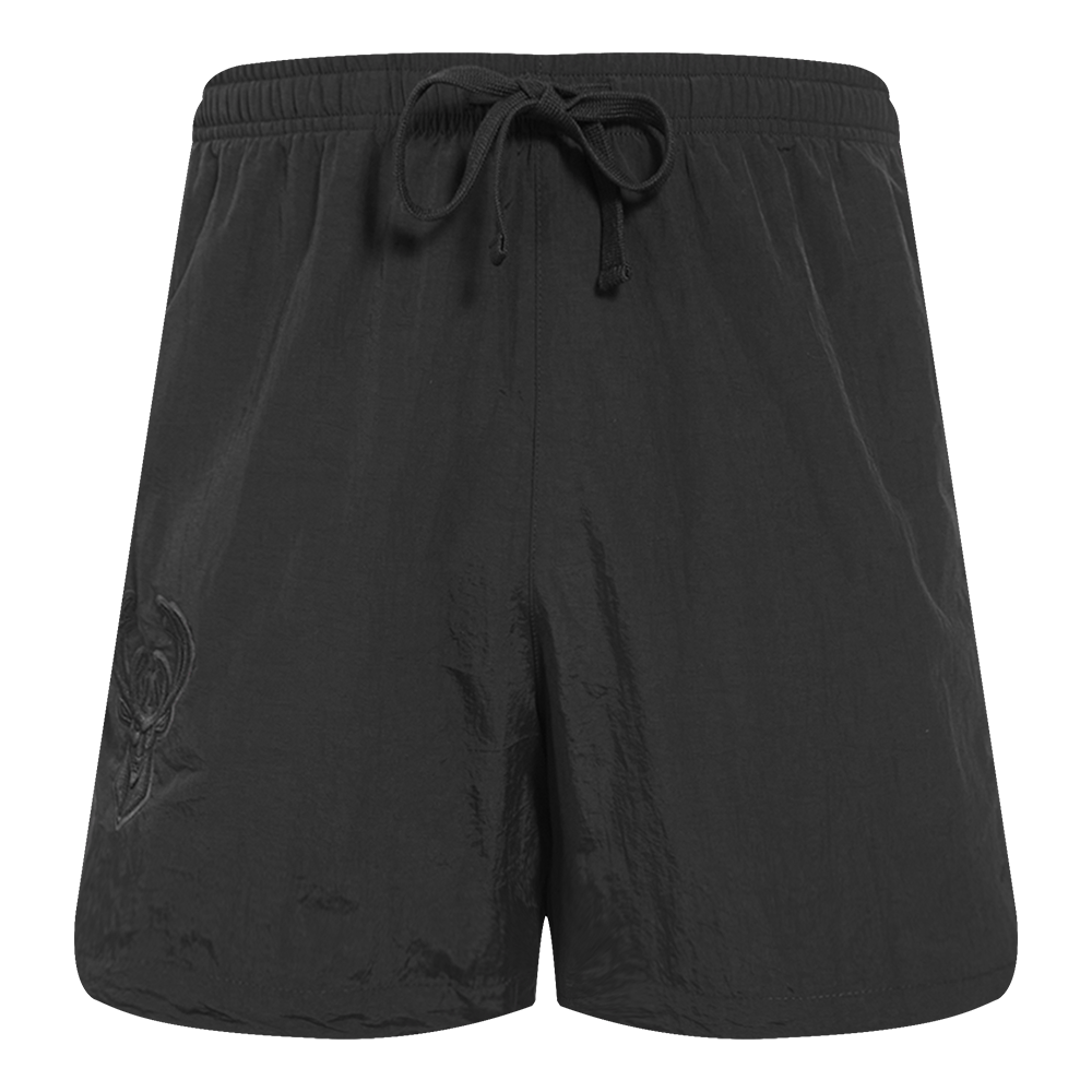 NBA MILWAUKEE BUCKS NEUTRAL MEN'S 2.0 WOVEN SHORT (BLACK)