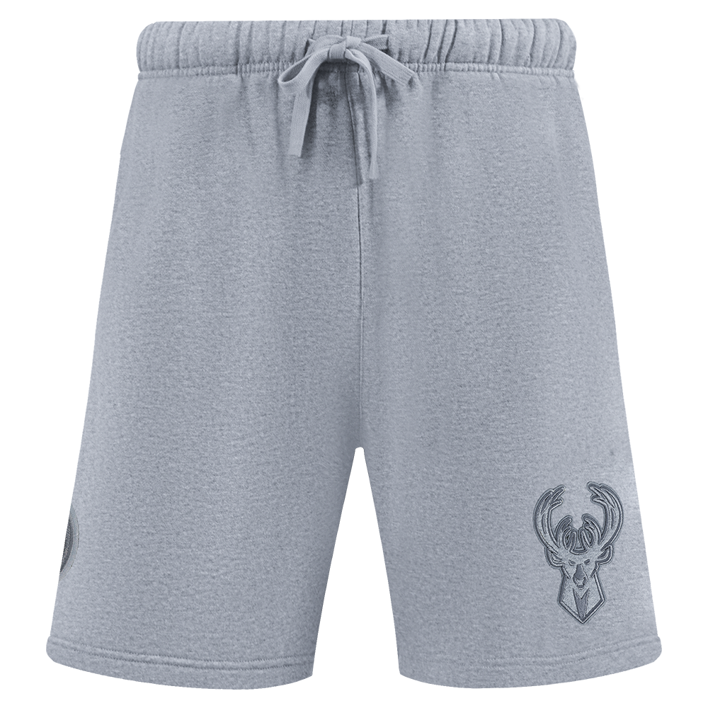 NBA MILWAUKEE BUCKS NEUTRAL MEN'S SHORT (DARK HEATHER GRAY)