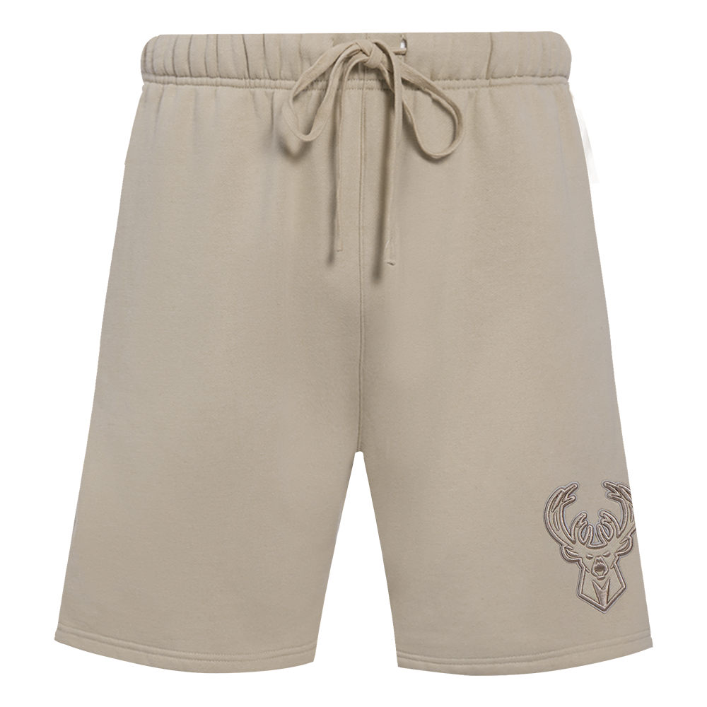 NBA MILWAUKEE BUCKS NEUTRAL MEN'S SHORT (TAUPE)