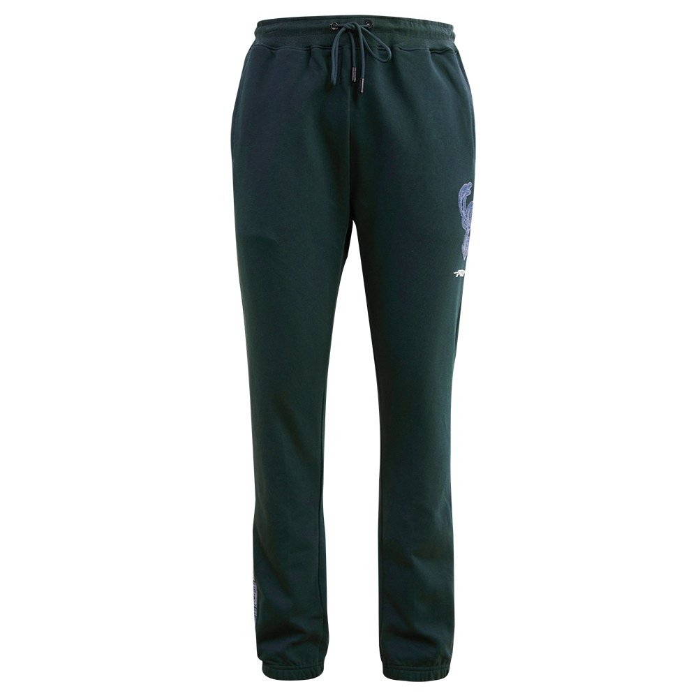 NBA MILWAUKEE BUCKS VARSITY BLUES MEN'S FLEECE SWEATPANT (FOREST GREEN)