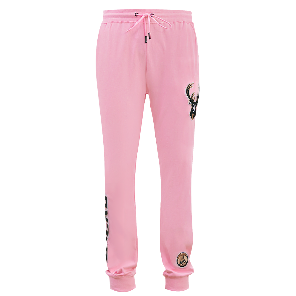 NBA MILWAUKEE BUCKS CLASSIC CHENILLE MEN'S JOGGER (PINK)