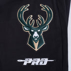 NBA MILWAUKEE BUCKS CLASSIC WIND SUIT MEN'S WOVEN PANT (BLACK)