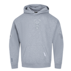 NBA MILWAUKEE BUCKS REVERSE FRENCH TERRY CHANDAIL À CAPUCHON POUR HOMME (GRIS CHINÉ FONCÉ)
