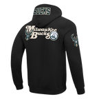 NBA MILWAUKEE BUCKS SOUVENIR MEN'S FLEECE PULLOVER HOODIE (TAUPE)