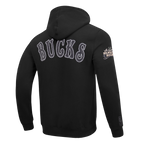NBA MILWAUKEE BUCKS REBEL ATHLETICS MEN'S FLC PO HOODIE (BLACK)