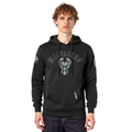 NBA MILWAUKEE BUCKS REBEL ATHLETICS MEN'S FLC PO HOODIE (BLACK)