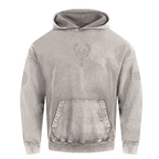 NBA MILWAUKEE BUCKS WASHED CLASSIC CHANDAIL À CAPUCHON EN MOLLETON FRANÇAIS DÉLAVÉ À L'ENZYME À ÉPAULES TOMBANTES POUR HOMME (ARDOISE CHAUDE DÉLAVÉE)