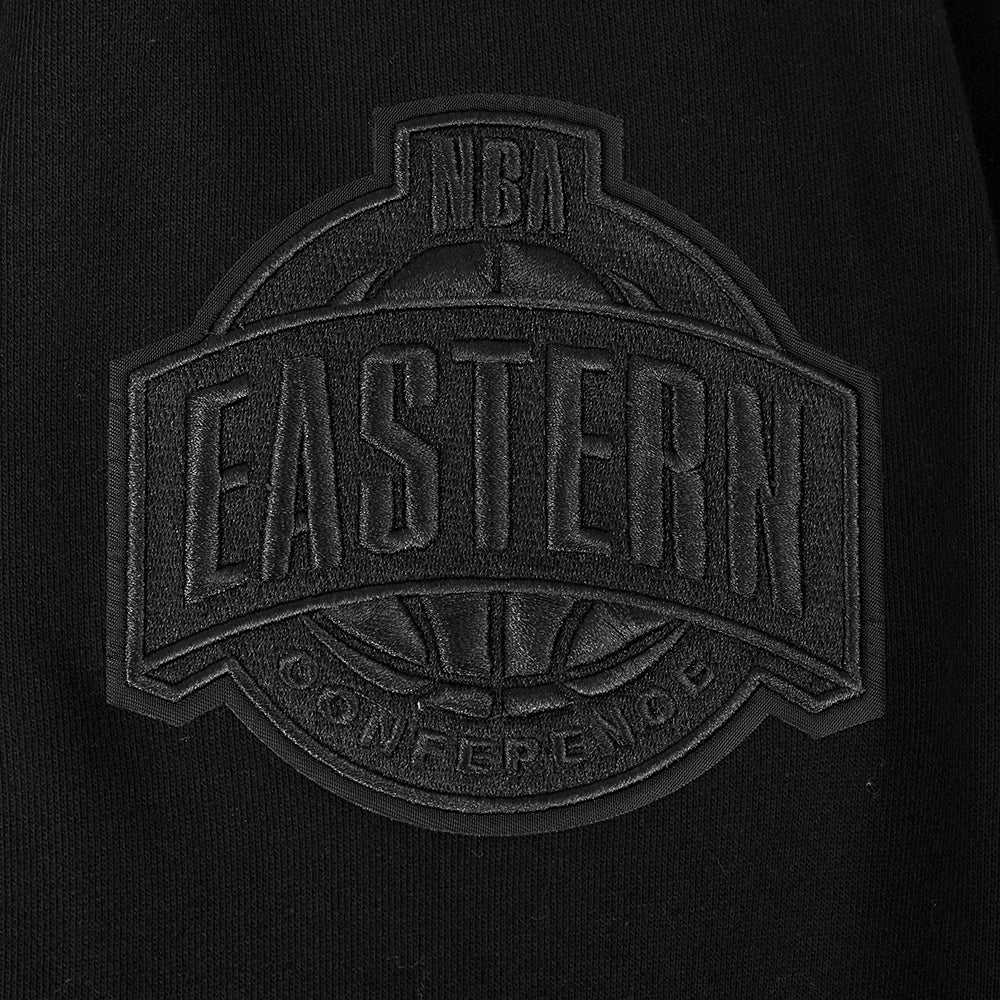 NBA MILWAUKEE BUCKS BLACKOUT CHANDAIL À CAPUCHON EN MOLLETON À ÉPAULES TOMBANTES POUR HOMME (NOIR)