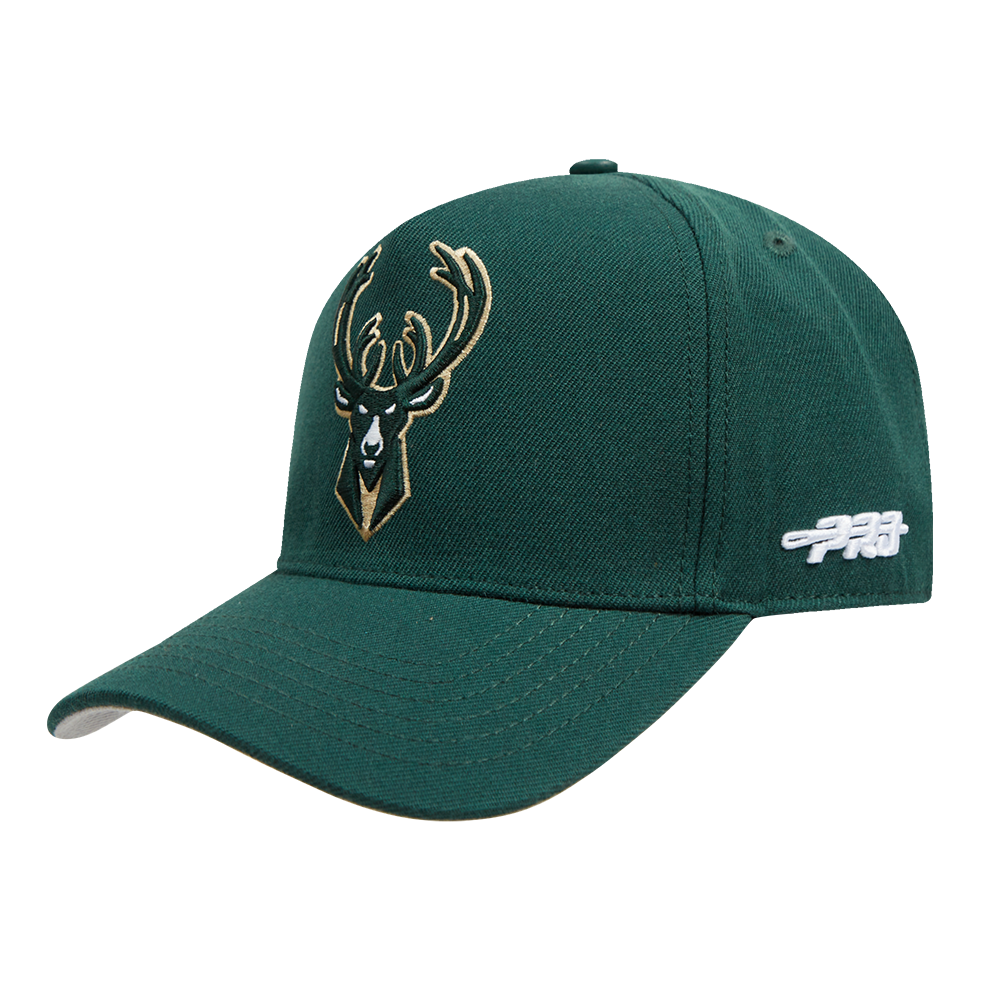 NBA MILWAUKEE BUCKS CITY RANSOM PINCH FRONT SNAPBACK (FOREST GREEN)