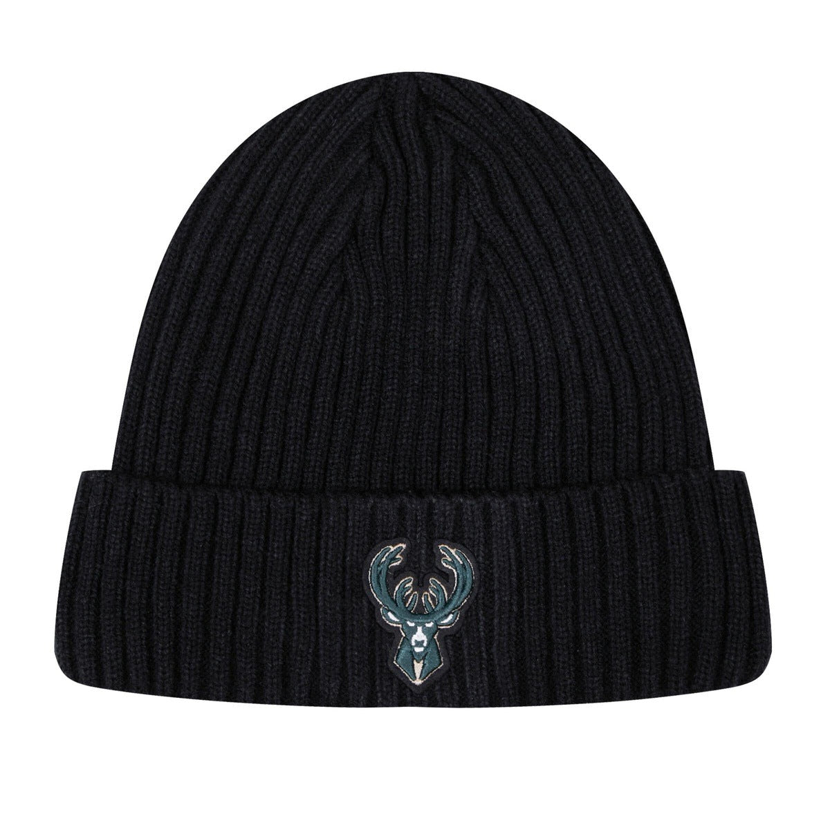 NBA MILWAUKEE BUCKS CORE UNISEX CLASSIC BEANIE (BLACK)