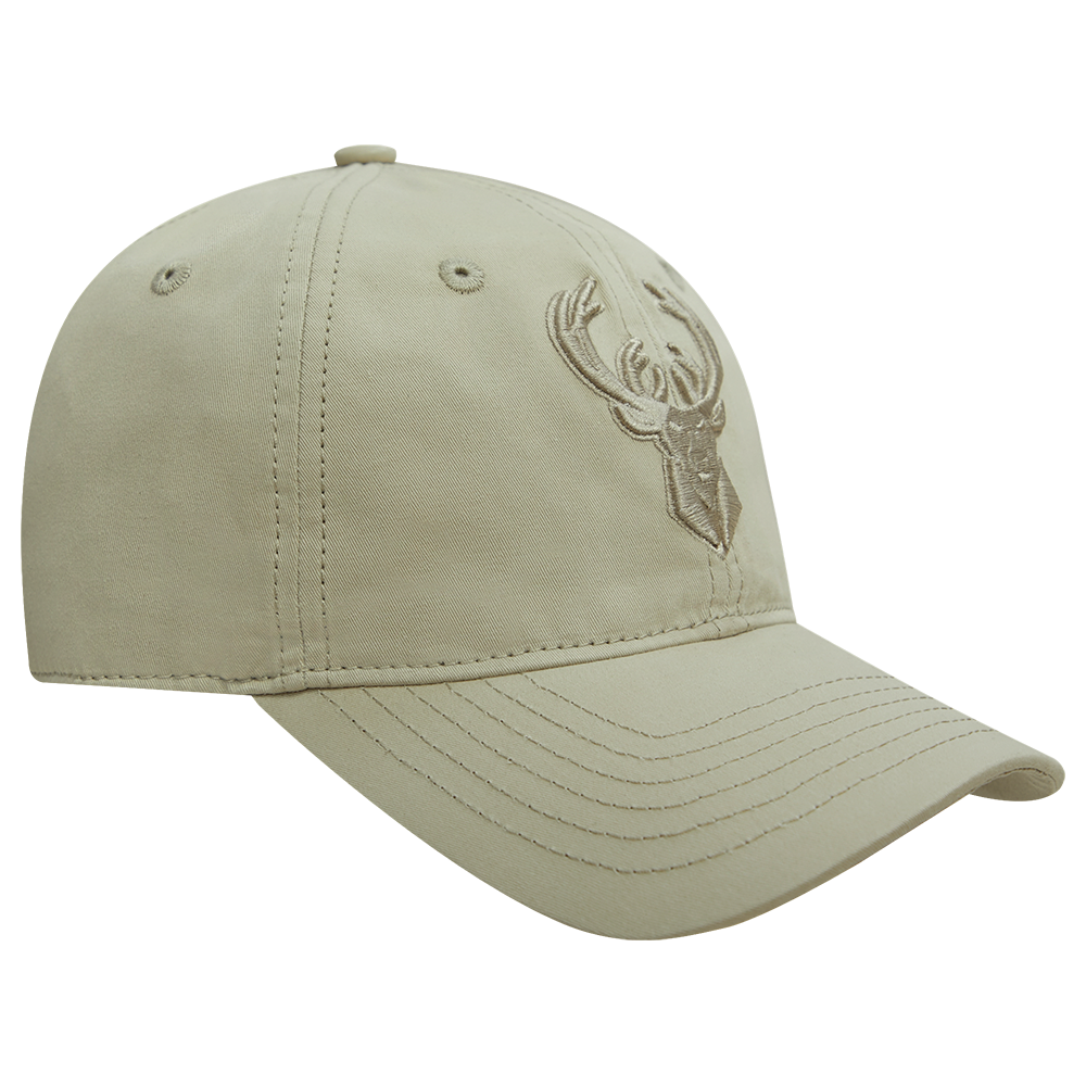 NBA MILWAUKEE BUCKS NEUTRAL DAD HAT (TAUPE)