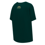 NBA MILWAUKEE BUCKS SCRIPT TAIL WOMEN'S BOYFRIEND TEE (FOREST GREEN)