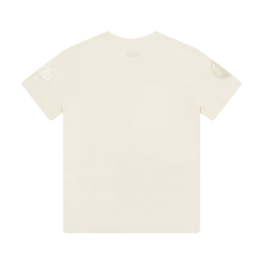 NBA MILWAUKEE BUCKS NEUTRAL BIG BOYS SHORT SLEEVE TEE (EGGSHELL)