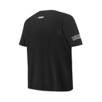 NBA MILWAUKEE BUCKS RETRO CLASSIC T-SHIRT À MANCHES COURTES POUR GARÇON JUNIOR (NOIR)