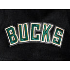 NBA MILWAUKEE BUCKS RETRO CLASSIC T-SHIRT À MANCHES COURTES POUR GARÇON JUNIOR (NOIR)