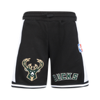 NBA MILWAUKEE BUCKS RETRO CLASSIC BIG BOY'S FLC 2.0 SHORT (BLACK)