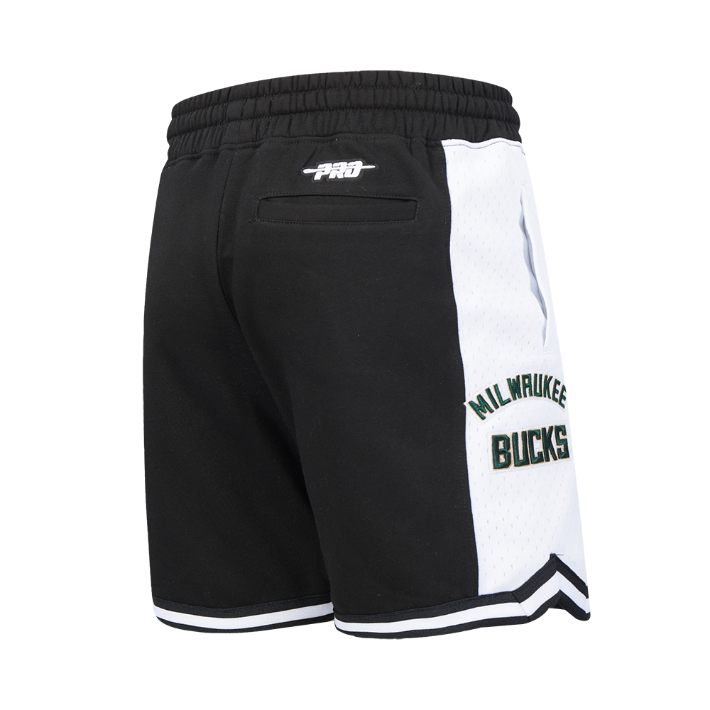 NBA MILWAUKEE BUCKS RETRO CLASSIC BIG BOY'S FLC 2.0 SHORT (BLACK)