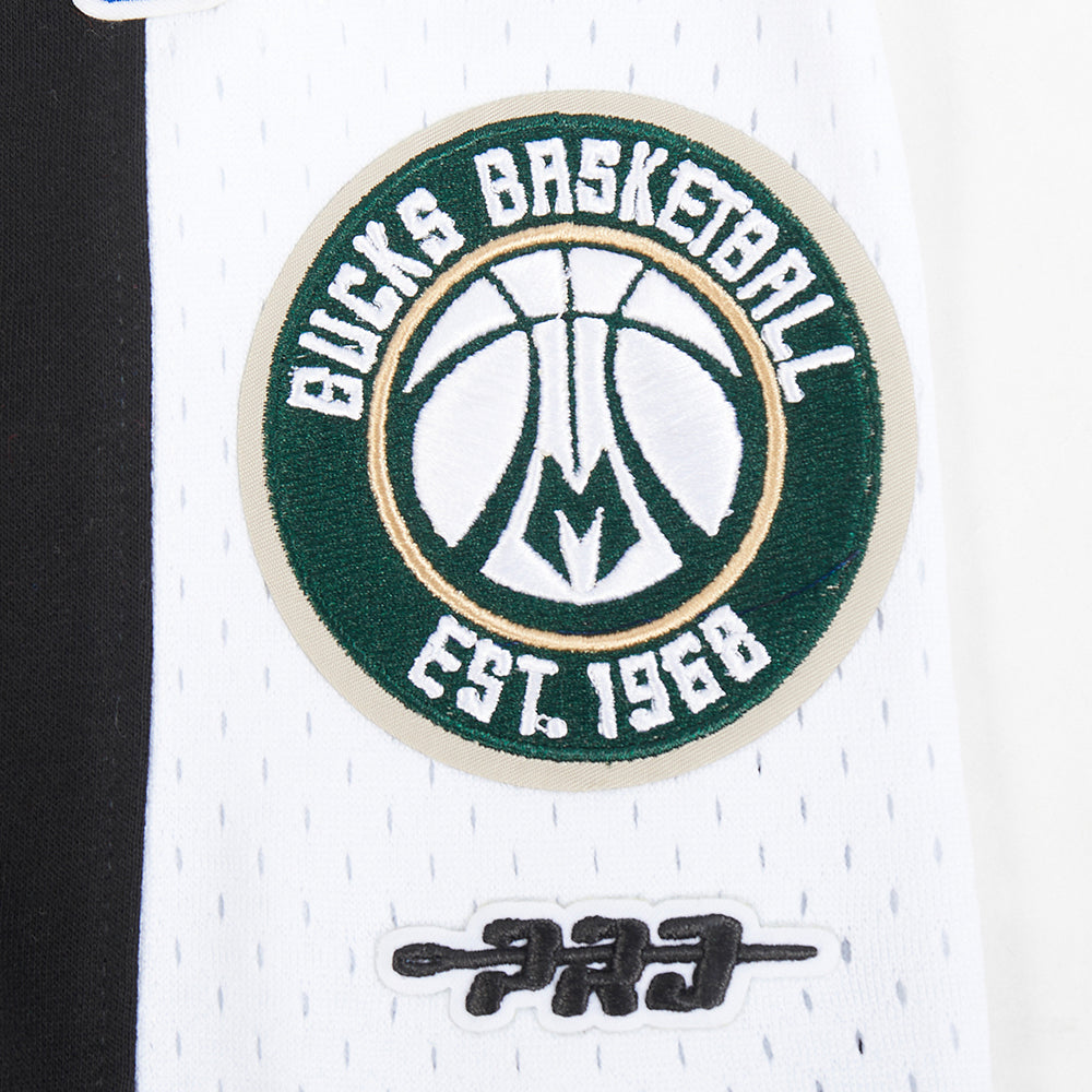 NBA MILWAUKEE BUCKS RETRO CLASSIC BIG BOY'S FLC 2.0 SHORT (BLACK)