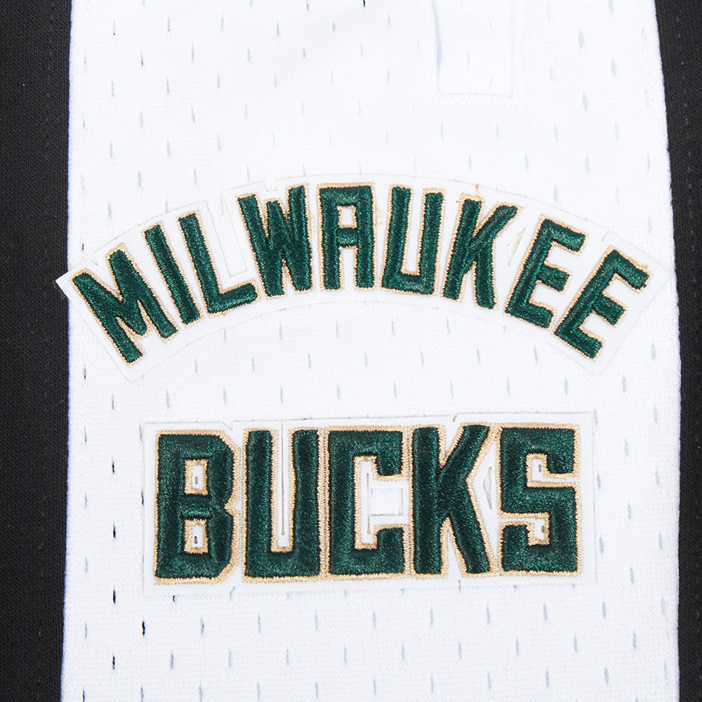 NBA MILWAUKEE BUCKS RETRO CLASSIC BIG BOY'S FLC 2.0 SHORT (BLACK)