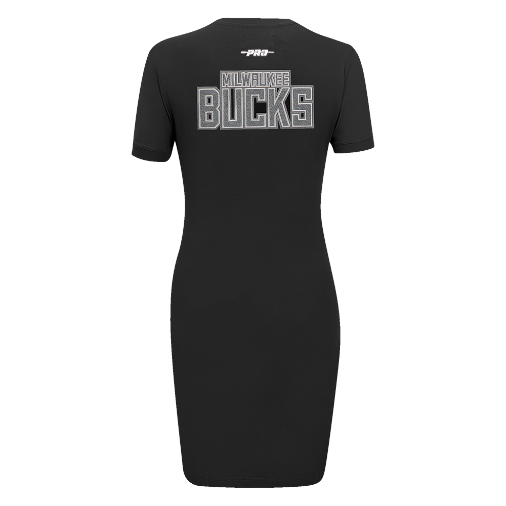 NBA MILWAUKEE BUCKS REVERSE FRENCH TERRY ROBE MOULANTE POUR FEMME (NOIR)