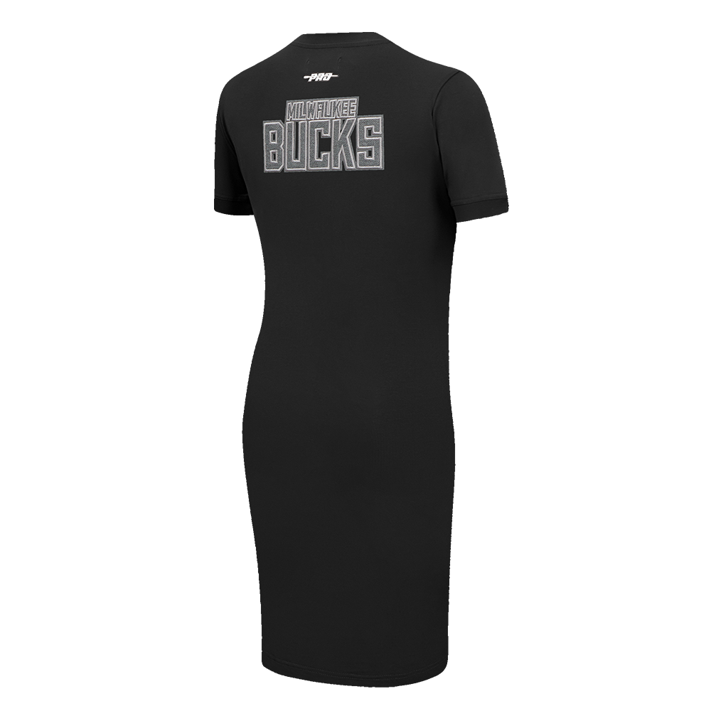 NBA MILWAUKEE BUCKS REVERSE FRENCH TERRY ROBE MOULANTE POUR FEMME (NOIR)
