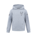 NBA MILWAUKEE BUCKS NEUTRAL BIG BOY'S FLC PO HOODIE (DARK HEATHER GRAY)