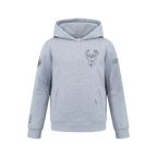 NBA MILWAUKEE BUCKS NEUTRAL BIG BOY'S FLC PO HOODIE (DARK HEATHER GRAY)