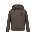 NBA MILWAUKEE BUCKS NEUTRAL BIG BOY'S FLC PO HOODIE (DARK TAUPE)