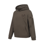 NBA MILWAUKEE BUCKS NEUTRAL BIG BOY'S FLC PO HOODIE (DARK TAUPE)