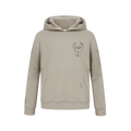 NBA MILWAUKEE BUCKS NEUTRAL CHANDAIL À CAPUCHON EN MOLLETON POUR GARÇON JUNIOR (TAUPE)