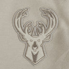 NBA MILWAUKEE BUCKS NEUTRAL CHANDAIL À CAPUCHON EN MOLLETON POUR GARÇON JUNIOR (TAUPE)