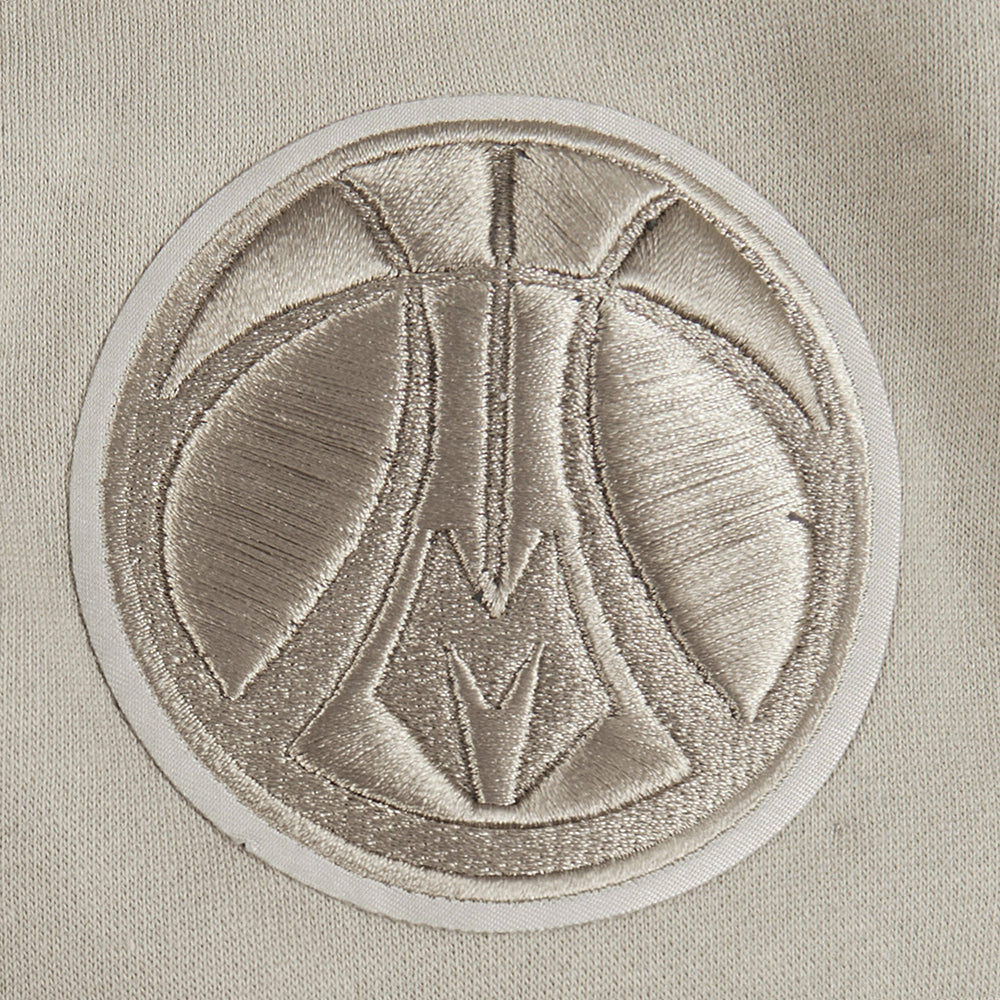 NBA MILWAUKEE BUCKS NEUTRAL CHANDAIL À CAPUCHON EN MOLLETON POUR GARÇON JUNIOR (TAUPE)