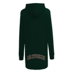 NBA MILWAUKEE BUCKS CLASSIC WOMEN'S HOODIE DRESS (FOREST GREEN)