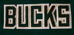 NBA MILWAUKEE BUCKS CLASSIC WOMEN'S HOODIE DRESS (FOREST GREEN)