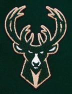NBA MILWAUKEE BUCKS CLASSIC WOMEN'S HOODIE DRESS (FOREST GREEN)