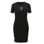 NBA MILWAUKEE BUCKS CLASSIC ROBE MOULANTE POUR FEMME (NOIR)
