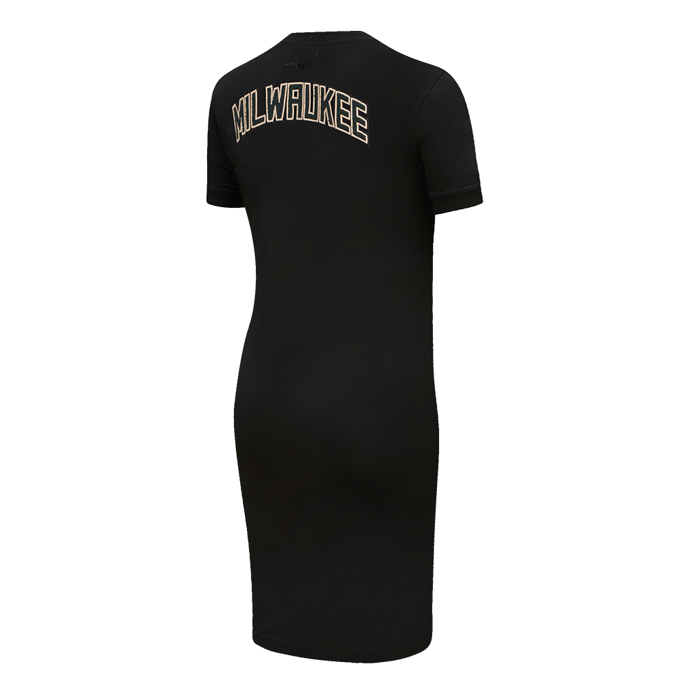 NBA MILWAUKEE BUCKS CLASSIC ROBE MOULANTE POUR FEMME (NOIR)